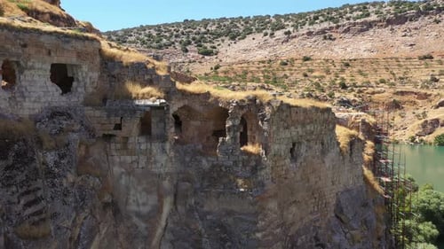 Ancient City Ruins Aerial View 13