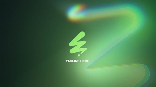 Dynamic Light Streak Glow Logo Reveal Intro