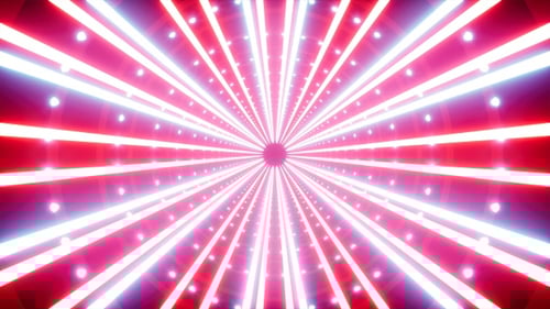 Luzes de evento vermelhas e azuis brilhantes