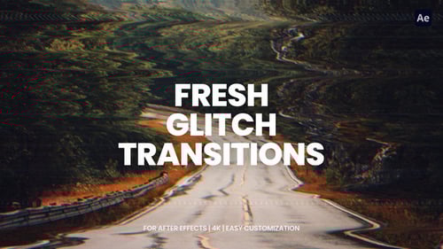 Glitch Transitions For After Effects