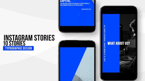 Modern Typographic Instagram Stories Pack