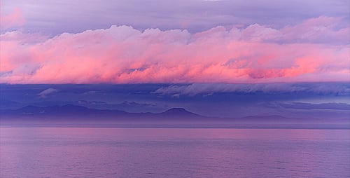 Evening Sea and Clouds