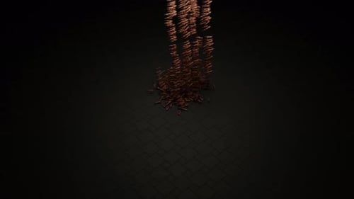 Realistic 3D Bullet Casings Falling and Scattering