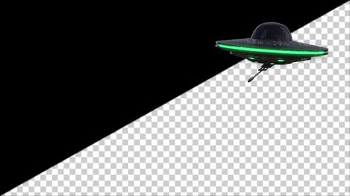 UFO disparando um laser