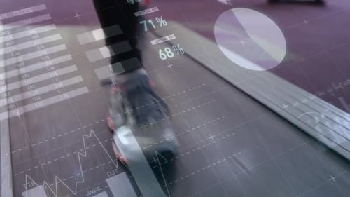 Data processing with low section person working out