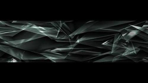 Dark Abstract Geometric Crystal Loop Background