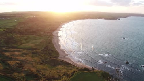 Whitepark Bay in County Antrim, Northern Ireland