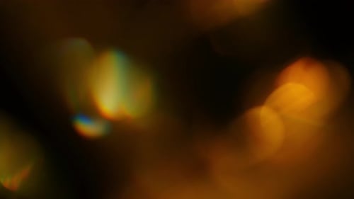 Natural Lighting Lamp Rays Bokeh Effect