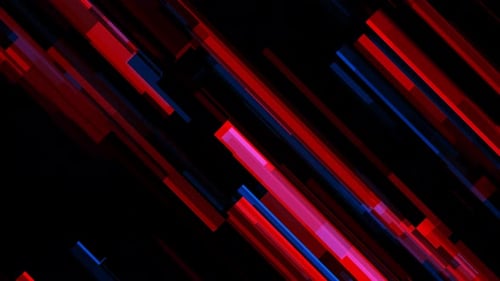 Futuristic Tech Glowing Abstract Stripes