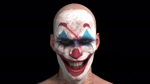 Clown Smiling Menacingly