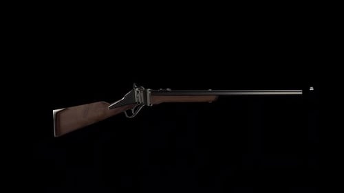 Detailed 3D Animation of a Rifle Assembling