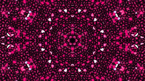 Lumière abstraite brillante gouvernant la couleur rouge, kaléidoscope