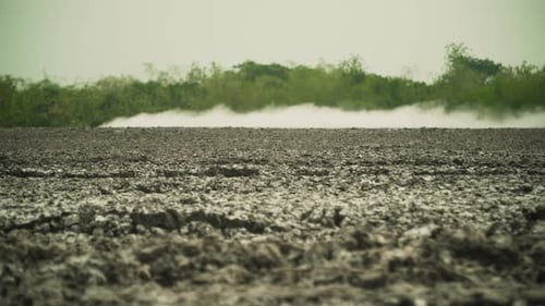 Volcán de barro Bledug Kuwu Indonesia