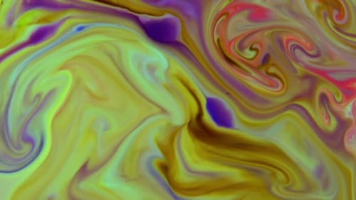 Abstract Paint Swirls and Blends