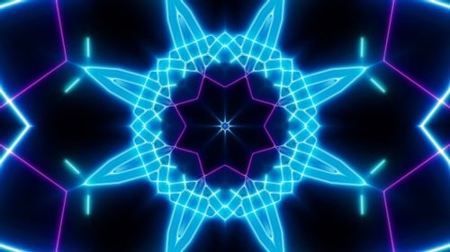 Retro Laser Beam VJ Light Loop 4K 04