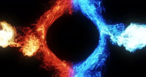 Fire and Ice Particle Energy Reveal Transition