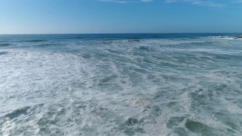 Blue Water Surface Sea Background