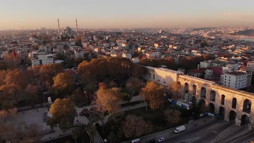 Istanbul, Turkey aerial view.