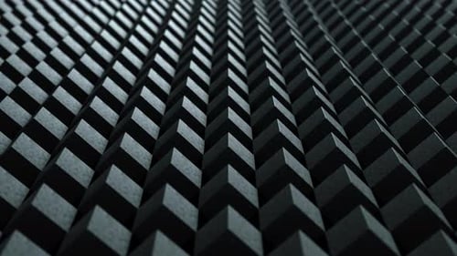 Dynamic Abstract Geometric Pyramid Waves Background Animation