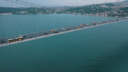 Circulation sur le pont du Bosphore