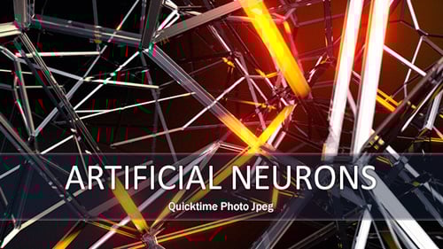 Dynamic Abstract Geometric Network with Glowing Lines