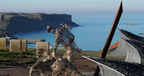 Normandy's Arromanches D Day Garden, Normandy, France