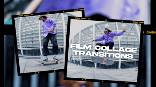 Film Collage Transitions
