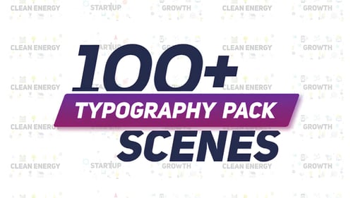 Animated Kinetic Typography Scenes with Flat Icons