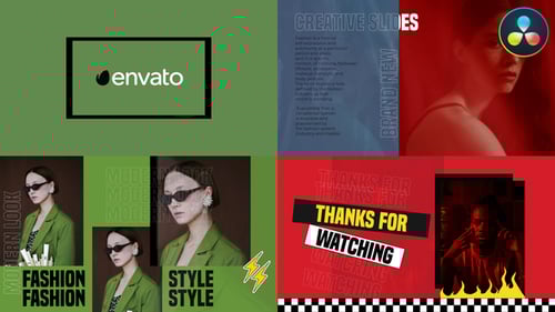 Dynamic Graphic Magazine Presentation with Bold Modern Slides