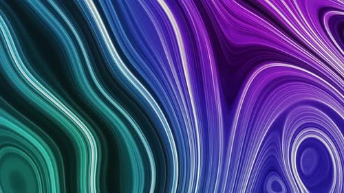 Abstract Fluid Gradient Lines Motion Background Loop