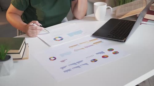 Analyzing Charts and Graphs in Home Office