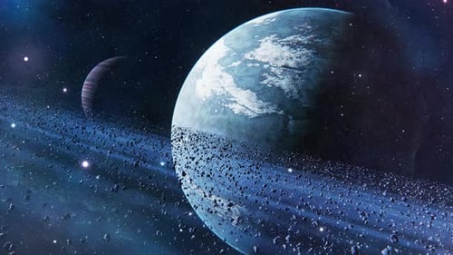 Weltraumplanet 4K