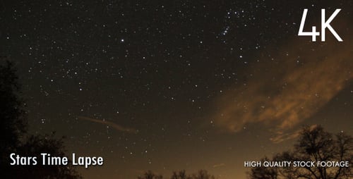 Time Lapse de estrelas 4K