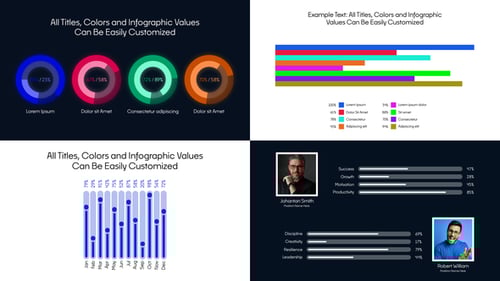 Business Infographics Pack for Premiere Pro