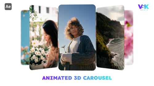 Animated 3D Carousel | After Effects
