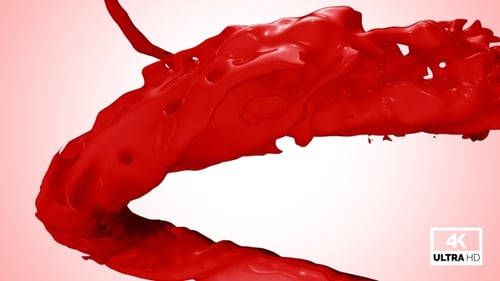 Circle Red Paint Splash V2