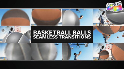 Basketball Balls Seamless Transitions for FCPX
