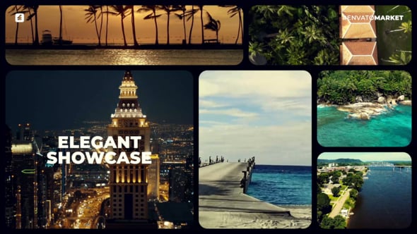 Collage Slideshow | Multiscreen Opener, Openers ft. clean & creative ...
