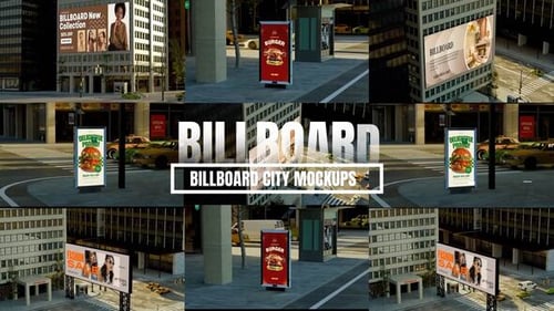 Billboard City Mockup