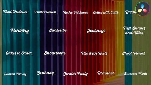 Fast Shapes Titles | DaVinci Resolve