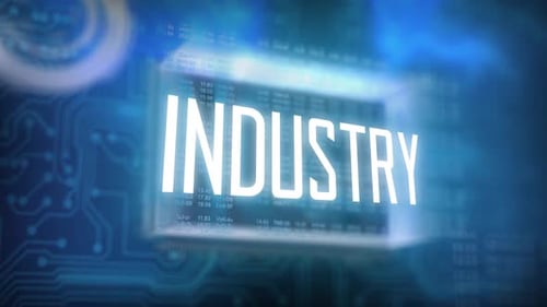 Digital Hud Background İndustry