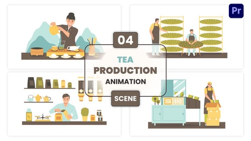 Tea Production Animation Scene, Elements ft. 2d animation & agriculture ...