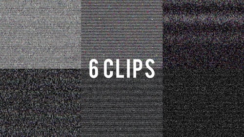 CRT TV Screen Static Noise Pack - 4K
