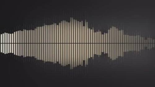 Golden Audio Wavefrom