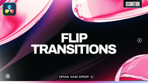 Flip Transitions For Davinci Resolve