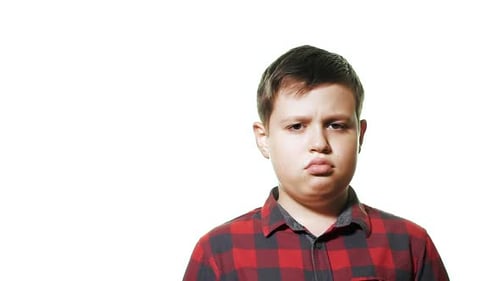Teen Boy Is Upset and Sad