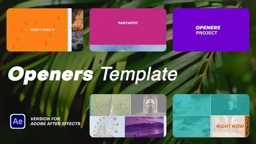 Openers for After Effects