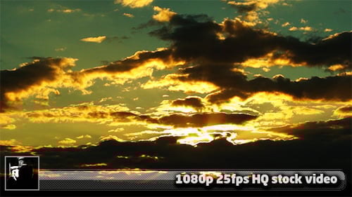 Sunset Over The Forest Time Lapse 1