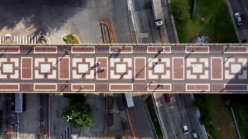 Paisagem urbana de São Paulo, Brasil. Marco do centro da cidade.