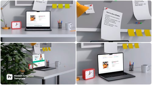 Desktop Laptop Mockup PP